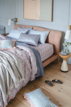 Fitted Sheet Made With Liberty Fabric in Betsy Candy Floss