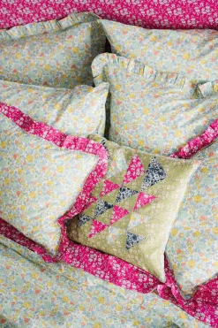 Flat Top Sheet Made With Liberty Fabric in Betsy Sage