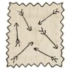 Flechas Rug in Black & Natural