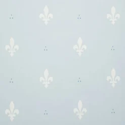Fleur de Lis in Mineral Wallpaper
