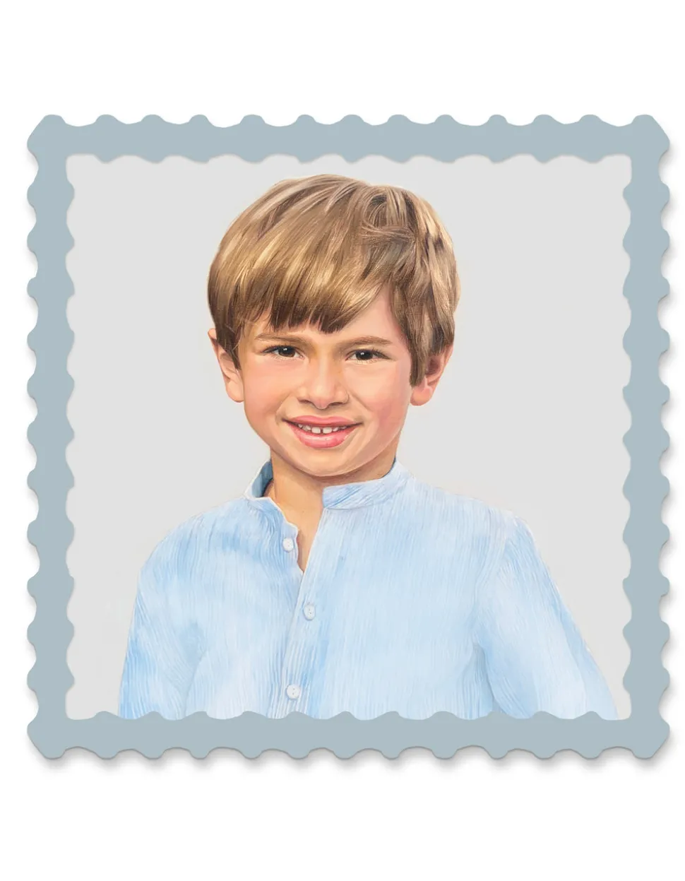 Fleur x Natalie Erwin Bamboo Square Portrait Wall Frame, 23" x 23"