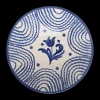 Flor Very Large Blue Serving Bowl