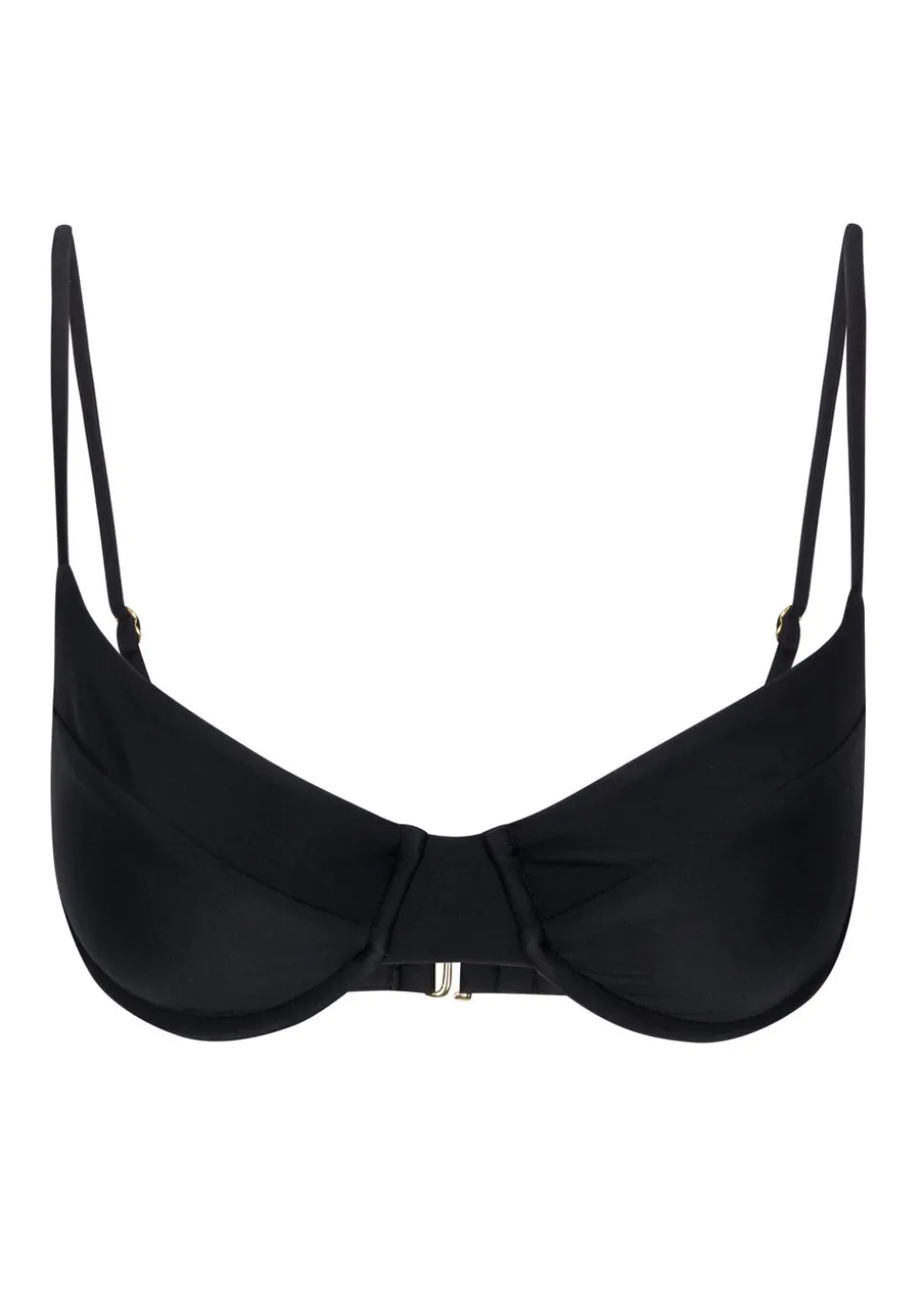 Flora Bikini Top in Black