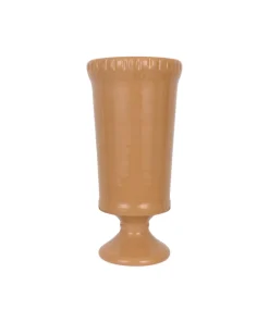 Flora Ceramic Urn Vase in Terracotta