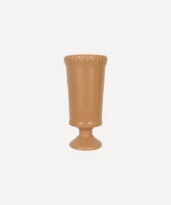 Flora Ceramic Urn Vase in Terracotta