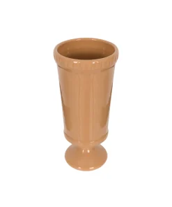 Flora Ceramic Urn Vase in Terracotta