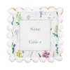 Floral Multicolor Name Plate Sugar Cookies, Set of 12