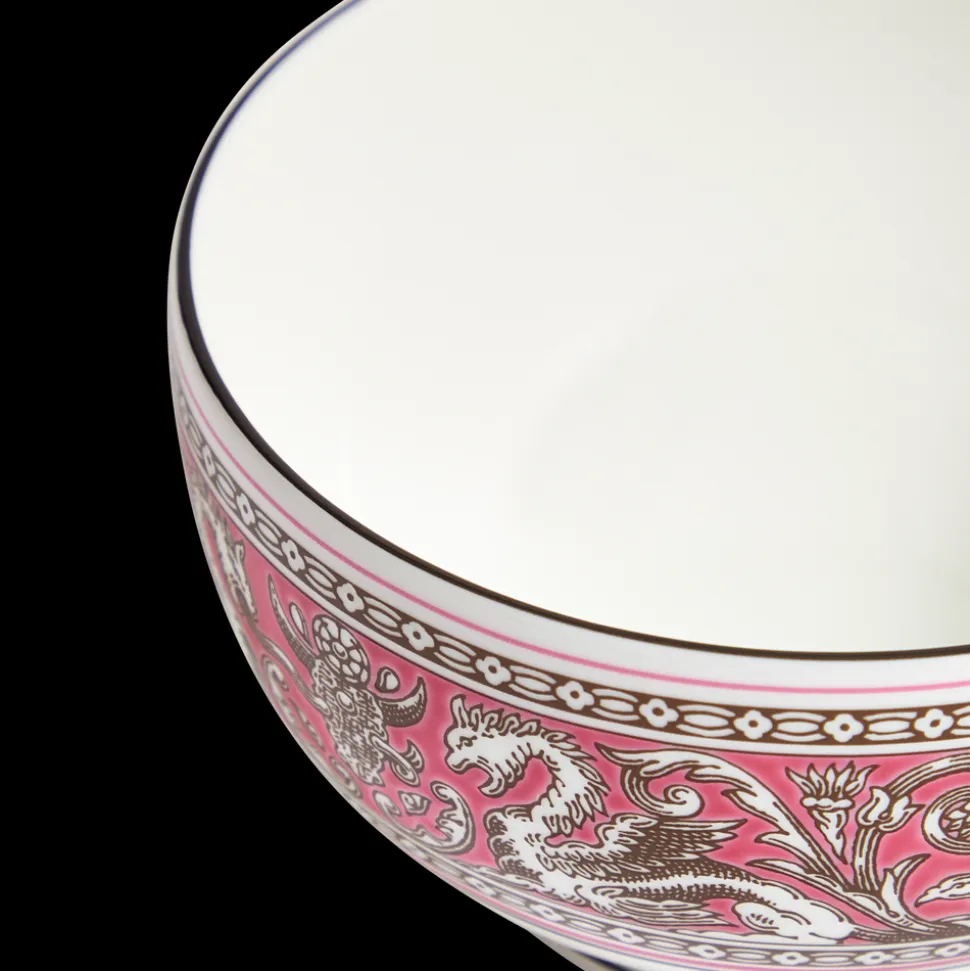 Florentine Fuchsia Rice Bowl