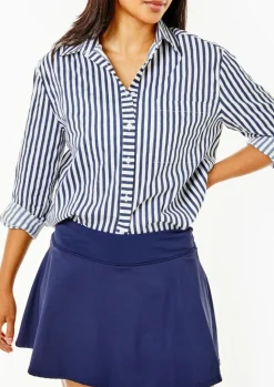 Flounce Skort in Navy