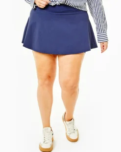 Flounce Skort in Navy