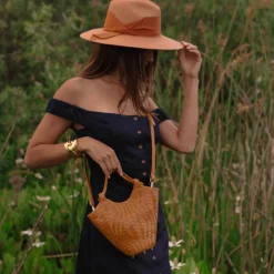 Flow Mini Crossbody in Caramel