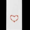 Flower Heart Hand Towel
