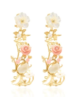 Flower Whirl Earrings