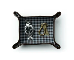 Folding Snap Tray No. 58 in Vintage Leather