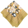 Forest Harvest Napkins Mustard & Blue, Set of 6