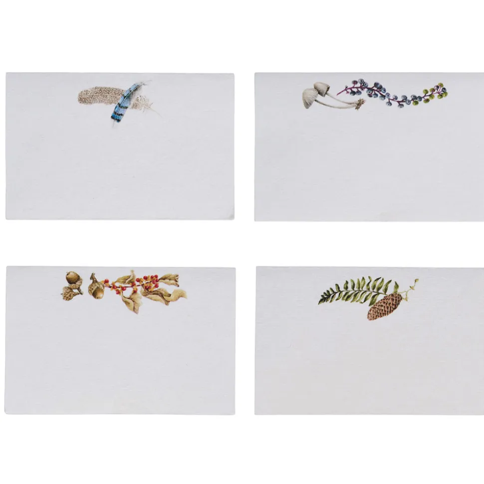 Forest Walk Place Card Assorted in Multi, Set of 12