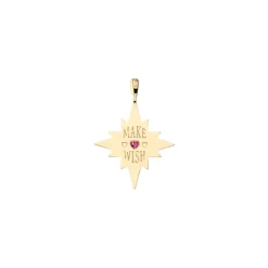 Forever Make A Wish Birthstone Star Pendant Necklace