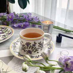Forget Me Not Cup and Saucer