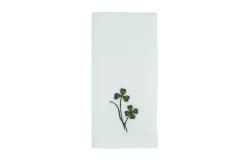 Four Leaf Clover Napkin in Dark Green, Set of 2