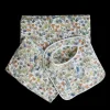 Foxy Forest Shawl Blanket, Bib and Burp Cloth Newborn Bundle Set