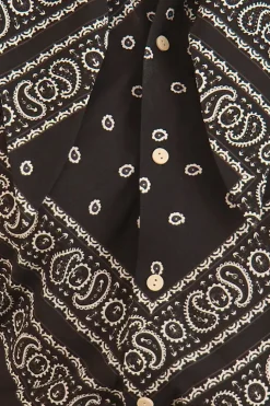Frances Top in Aces Wild Black