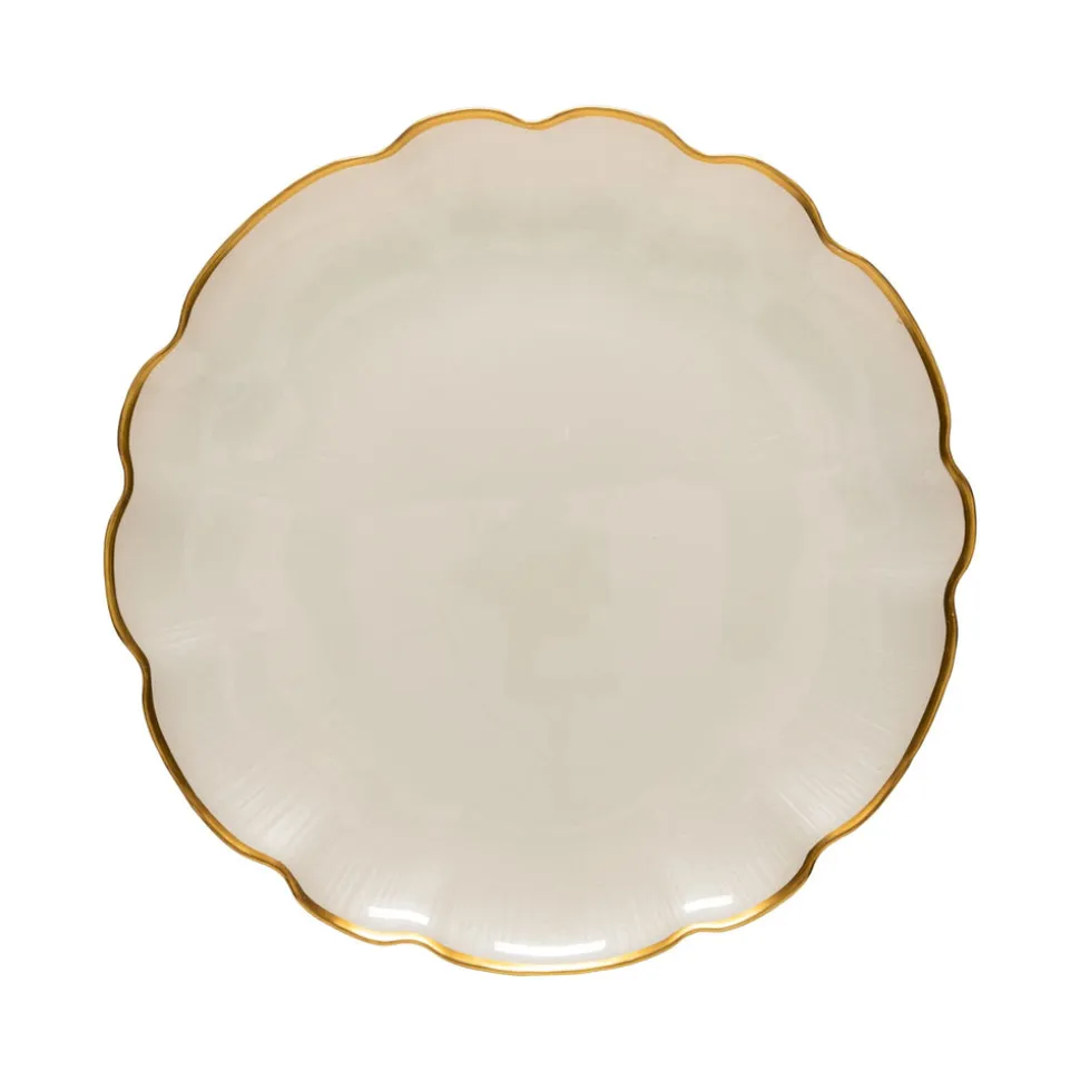 Francesca Collection Charger Plates in Gold, Set of 6