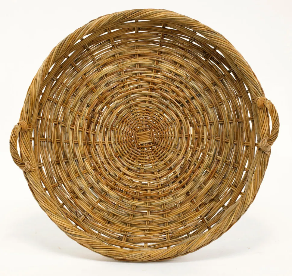 French Country Large Round Tray