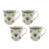 French Garden Fleurence Mug in Multi, Set of 4