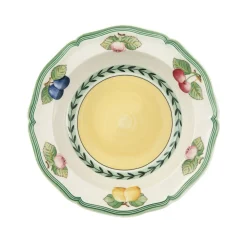 French Garden Fleurence Rim Cereal Bowl in Multi