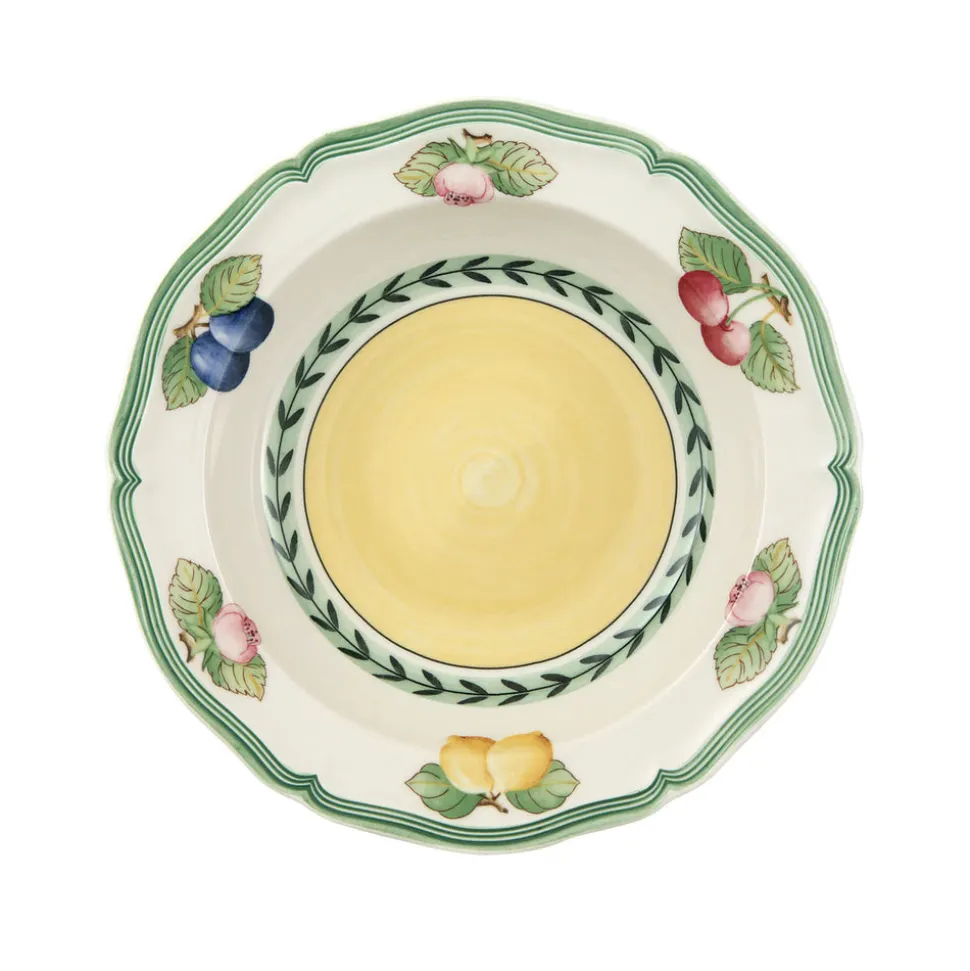 French Garden Fleurence Rim Cereal Bowl in Multi
