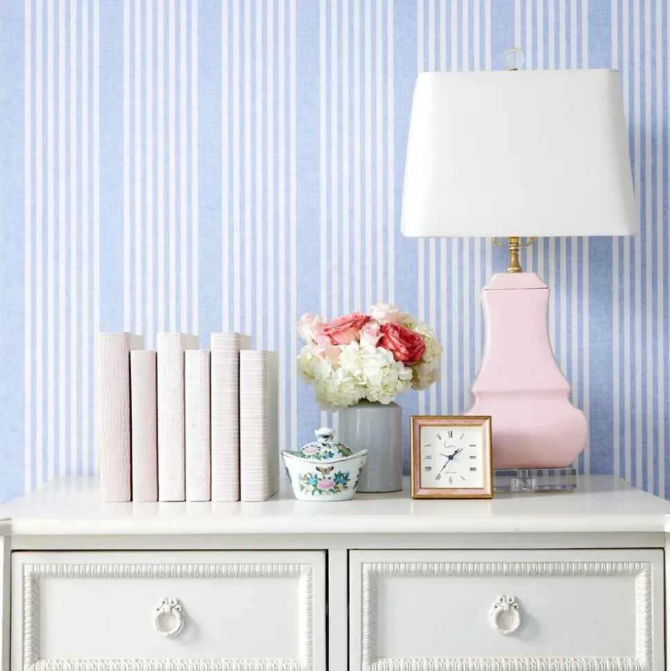 French Linen Stripe Wallpaper