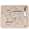 French Map Cheese Board Knife