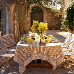 French Tablecloth Avignon Dijon & Blue