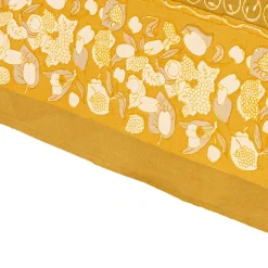 French Tablecloth Forest Harvest Grey & Mustard