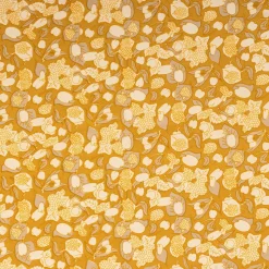 French Tablecloth Forest Harvest Grey & Mustard