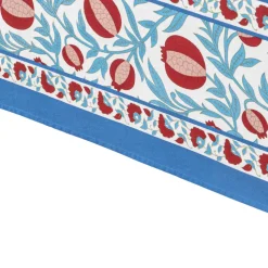 French Tablecloth Grenadine Red & Blue