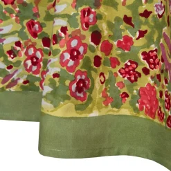 French Tablecloth Jardin Red & Green