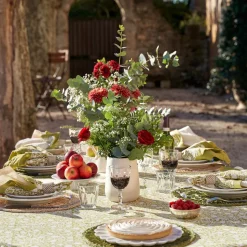 French Tablecloth Meadows Vert