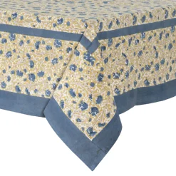 French Tablecloth Meadows Blue & Green