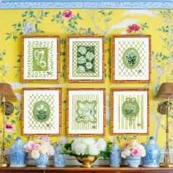 French Tulips En Vert Art Print