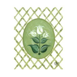 French Tulips En Vert Art Print
