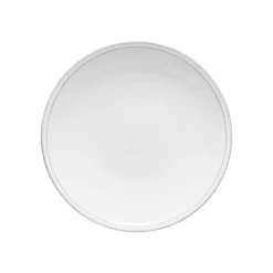 Friso Collection Dinner Plates in White, Set of 6
