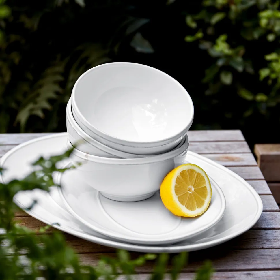 Friso Collection Oval Platter 12" in White