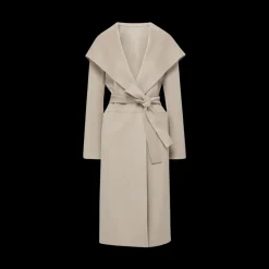 Gabriella Cashmere Coat in Oatmeal