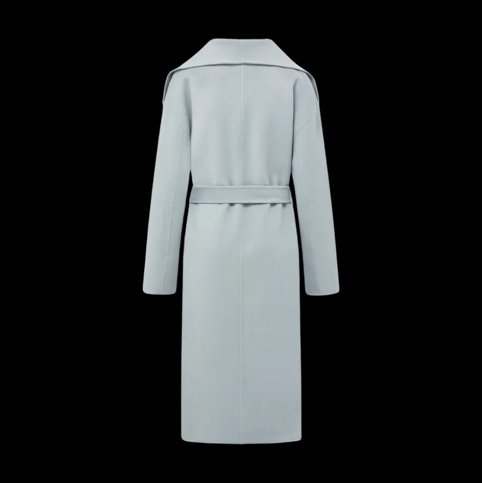 Gabriella Cashmere Coat in Mint