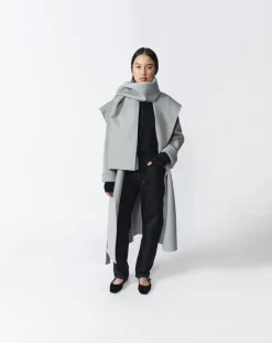 Gabriella Cashmere Coat in Mint