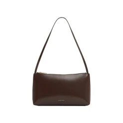 Gaia Shoulder Bag in Chocolate & Warm Grey