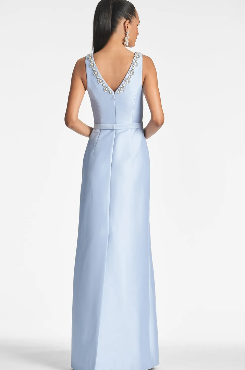 Garda Gown in Glacial Blue