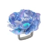 Gardenia Napkin Ring in Periwinkle, Set of 4