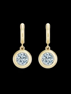 Gemma Dangles Large Aquamarine